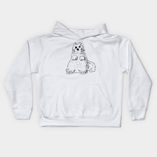 sriracha the squirrel Kids Hoodie